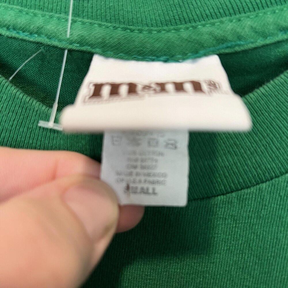 Vintage 90’s Blue M&M Chocolate Candy Shirt Size Small - Picture 5 of 5